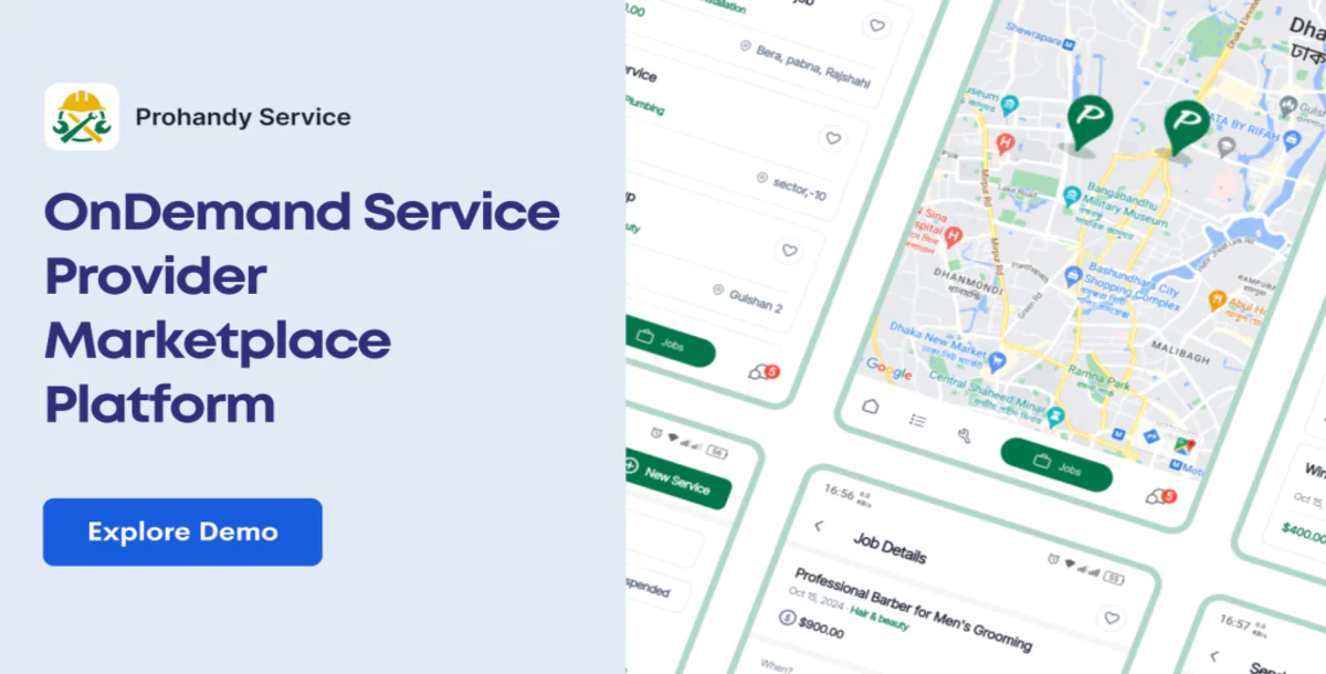 Prohandy — торговая платформа для поставщиков услуг по ремонту и обслуживанию на дому по запросу