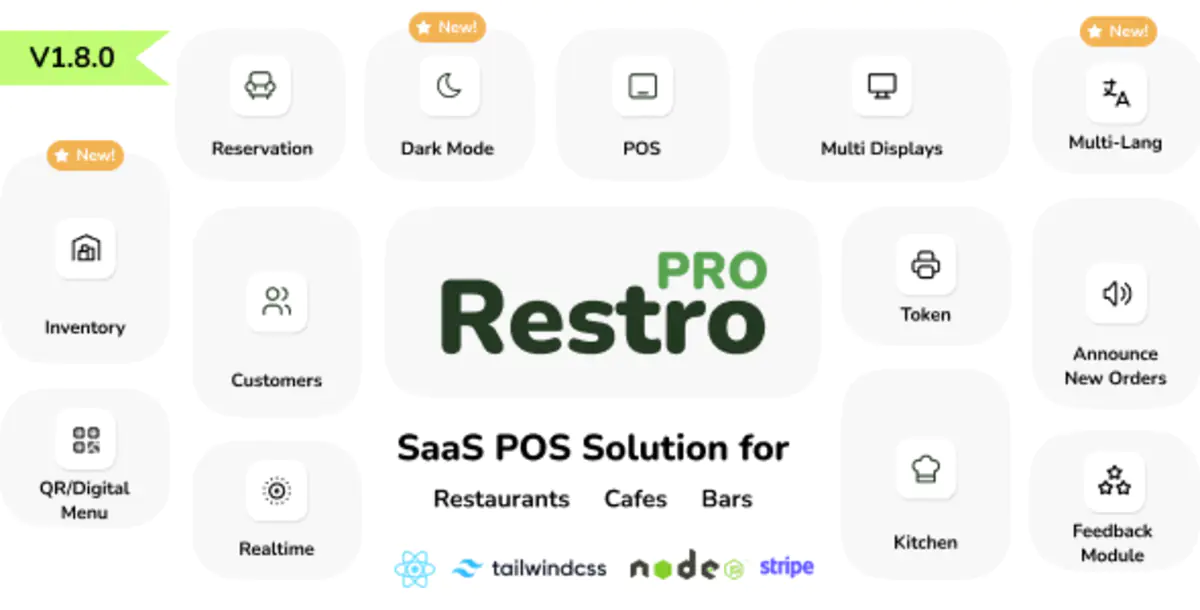 RestroPRO SaaS — POS-программное обеспечение для ресторанов, кафе, отелей, фудтраков