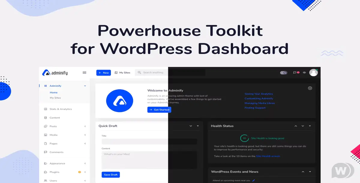 WP Adminify Pro — мощный набор инструментов для панели управления WordPress