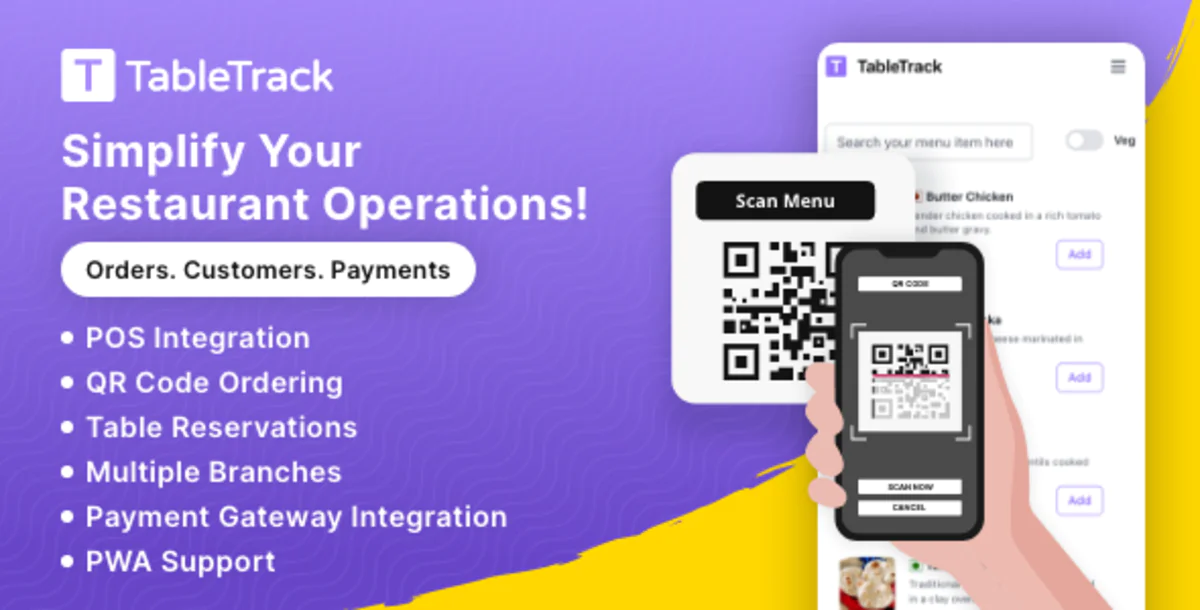 TableTrack — комплексное решение SaaS для управления рестораном