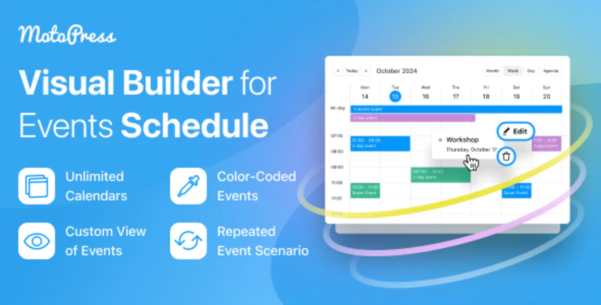 Events Calendar - плагин календаря