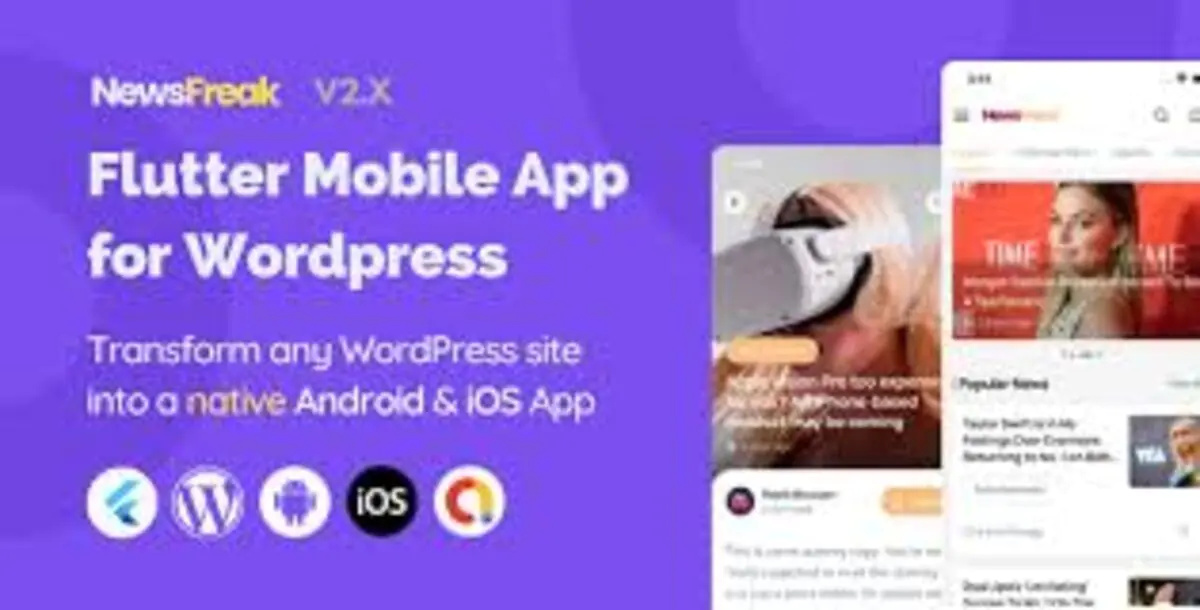 Newsfreak — мобильное приложение Flutter