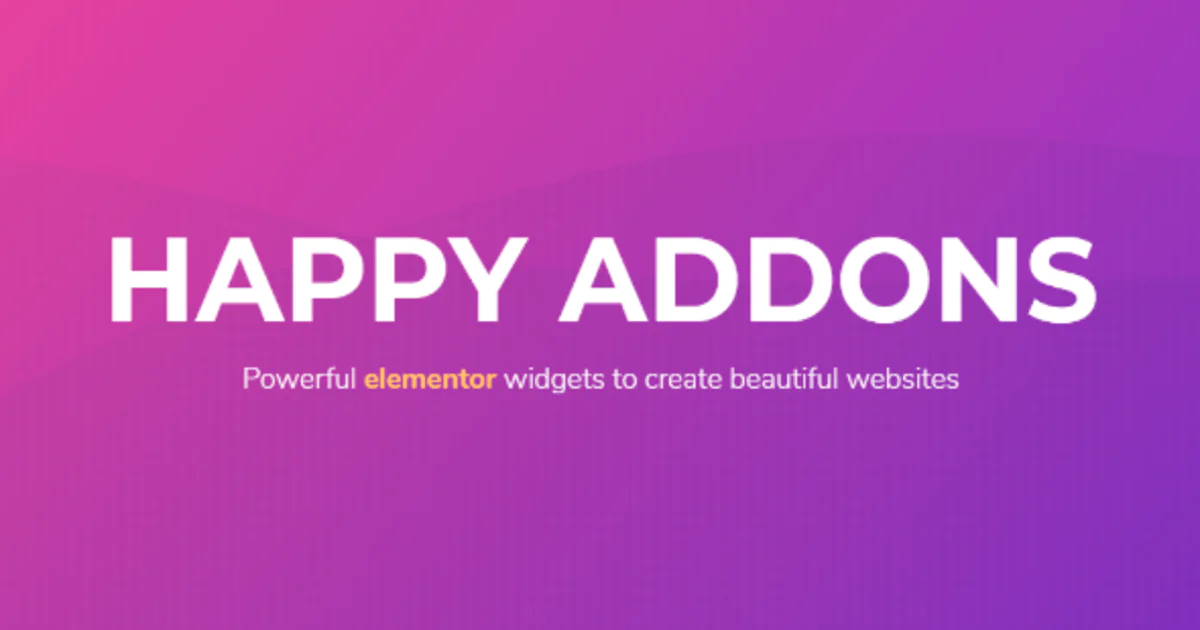 Happy Elementor Addons Pro