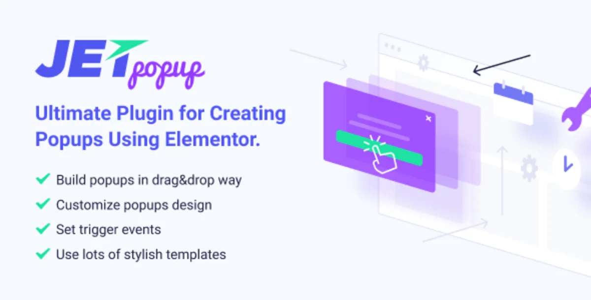 JetPopup — всплывающее дополнение для Elementor
