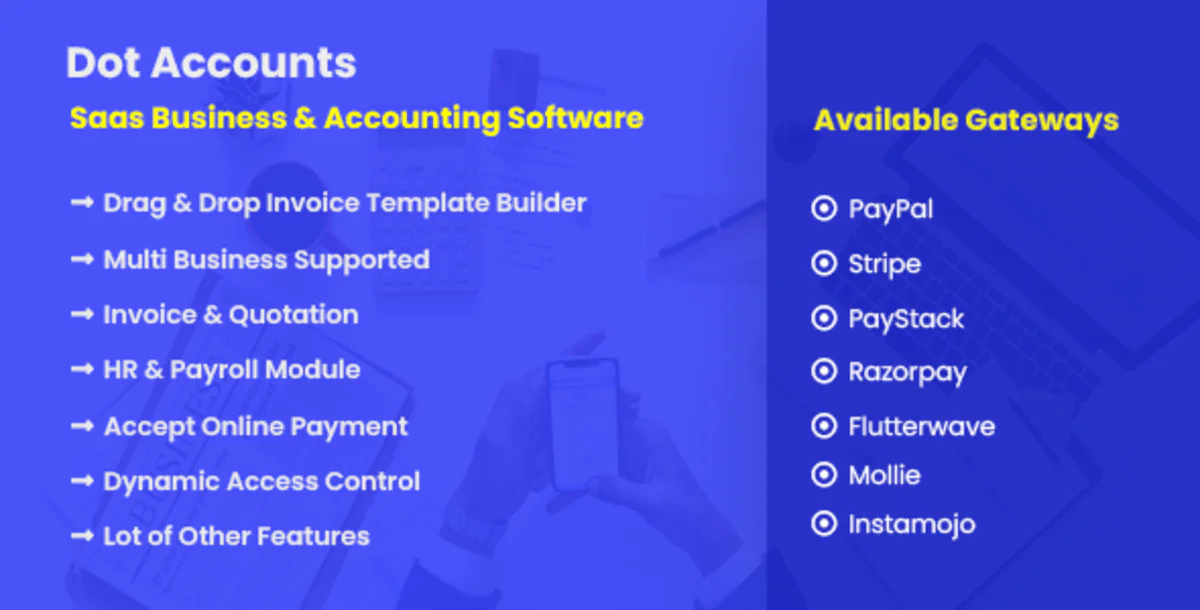 Dot Accounts — программное обеспечение для бизнеса и бухгалтерского учета  SaaS