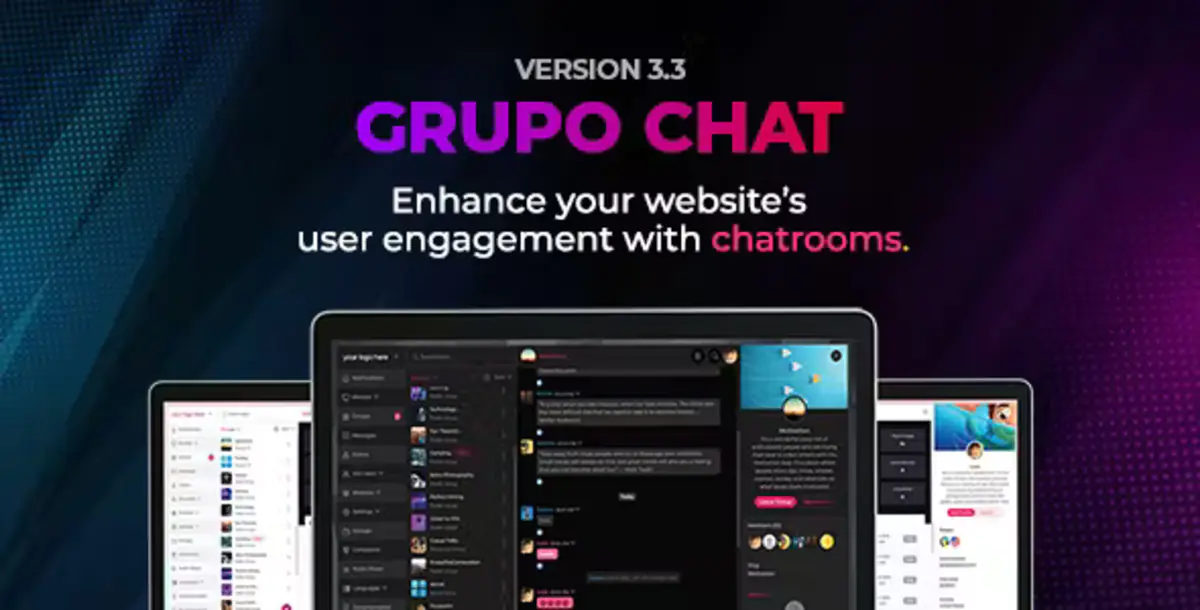 Grupo Chat - Чат комната и приватный чат, видеочат и аудиочат